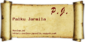 Palku Jarmila névjegykártya